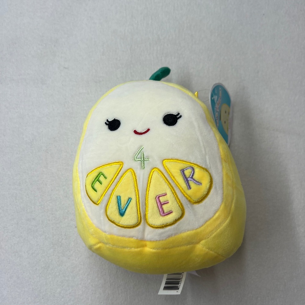 Squishmallows Leticia Lemon Slice Plush 7 inch‎ NWT